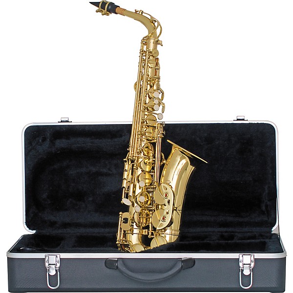 Open Box Etude EAS-100 Student Alto Saxophone Level 2 Lacquer 190839118516