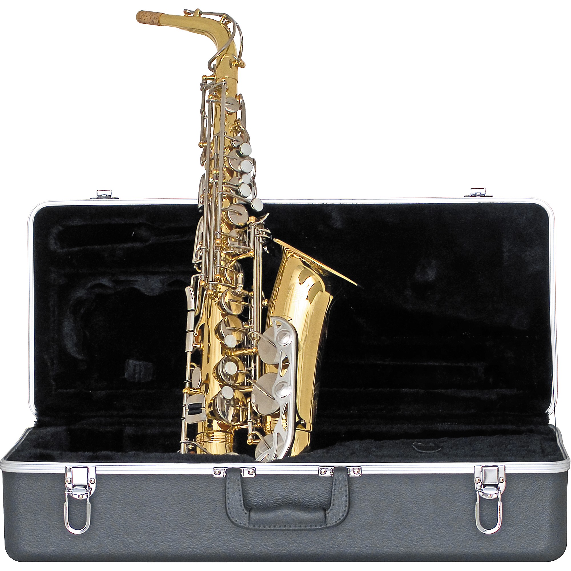 Open Box Bundy BAS-300 Student Alto Saxophone Lacquer