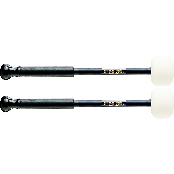 Promark Traditional Marching Bass Drum Mallets Large / 2-1/2 in. Felt Ends