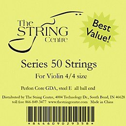 The String Centre Series 50 Violin string set 3/4 Size