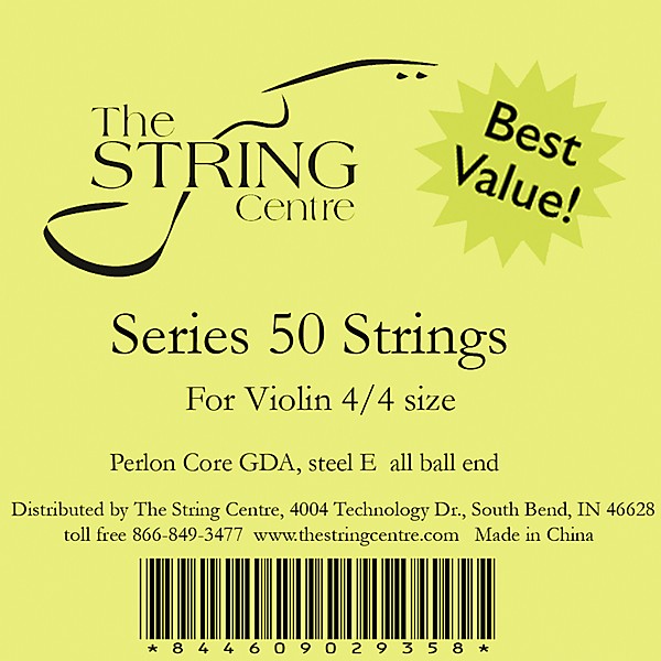 The String Centre Series 50 Violin string set 1 4 Size Guitar Center