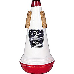 Humes & Berg Stonelined Series Trumpet Straight Mute 106 Symphonic Red / White Aluminum