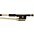 ... Glasser Bass Bow French Braided Carbon Fiber Round, Fully Lined Ebony Frog, Nickel Wire Grip & Tip French, Round 3/4 Size