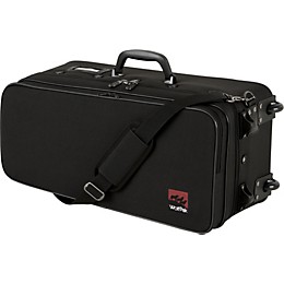 WolfPak WPETPT2 Double Trumpet Case Black
