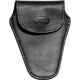 Reunion Blues Trombone Mouthpiece Pouch Burgundy Leather, Silver Hardware
