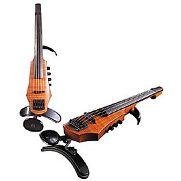 NS Design CR5 5-String Electric Violin Amber Stain