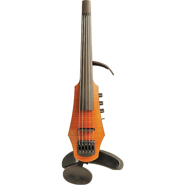 NS Design CR5 5-String Electric Violin Amber Stain