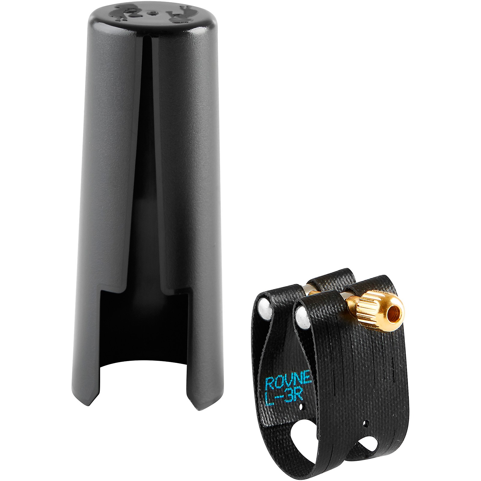 Rovner Light Baritone Saxophone Ligature and Cap L9 Fits Most Rubber