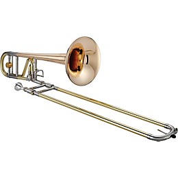 XO 1236L-O Professional Series F-Attachment Trombone 1236RL-O Lacquer - Standard Valve and Rose Brass Bell
