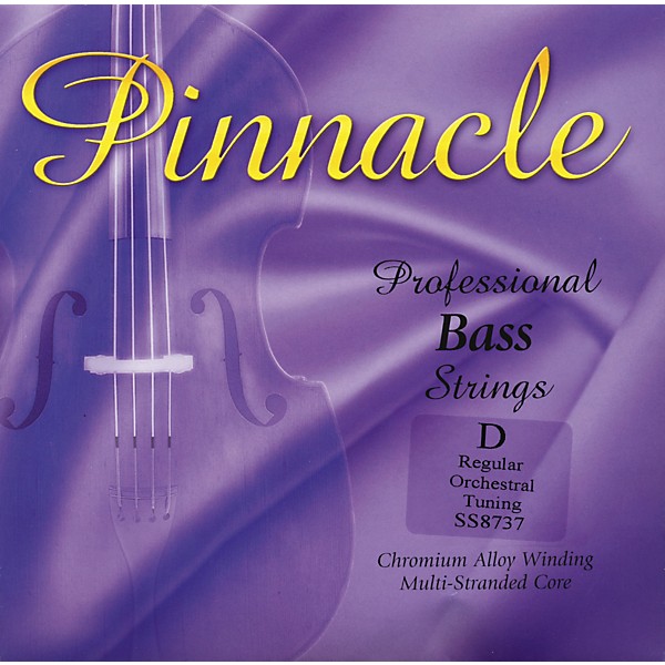 Super Sensitive Pinnacle Bass Strings D, Medium 3/4 Size
