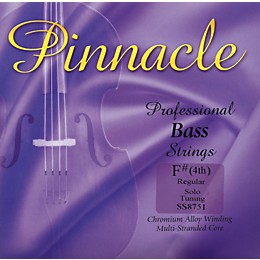 Super Sensitive Pinnacle Bass Strings F#, Solo 3/4 Size