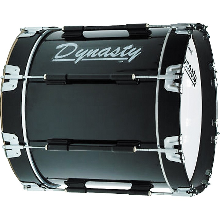 Dynasty Marching Bass Drums 14 x 18 Black | Guitar Center