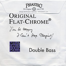 Pirastro Original Flat Chrome Bass Strings Set 3/4 Size