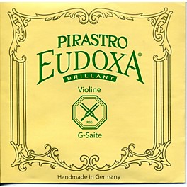 Pirastro Eudoxa Violin Strings G, Silv/Gut, 16 1/4 Gauge 4/4 Size