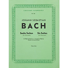 Hal Leonard 6  Bach Suites: Viola