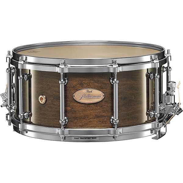 Pearl Philharmonic Snare Drum Concert Drums Walnut 14 x 6.5 in.