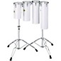 Pearl Quarter Tom Sets Concert Drums 18 x 6 and 21 x 6 in. with Stand In Artic White thumbnail