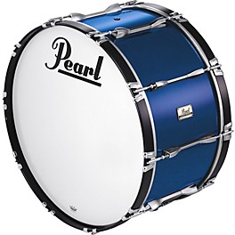 Pearl 24x14 Championship Series Marching Bass Drum Brushed Silver Pearl 24x14 Championship Series Marching Bass Drum White