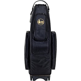 Gard Saxophone Wheelie Bag, Synthetic With Leather Tr... Gard Saxophone Wheelie Bag, Synthetic With Leather Trim Fits 1 Tenor