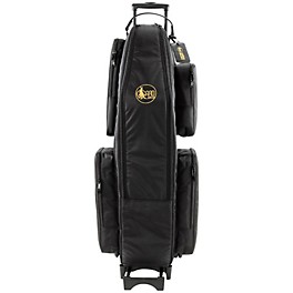 Gard Saxophone Wheelie Bag, Synthetic With Leather T... Gard Saxophone Wheelie Bag, Synthetic With Leather Trim Baritone Only