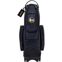 Gard Saxophone Wheelie Bag, Synthetic With Le... Gard Saxophone Wheelie Bag, Synthetic With Leather Trim Fits Alto or Soprano