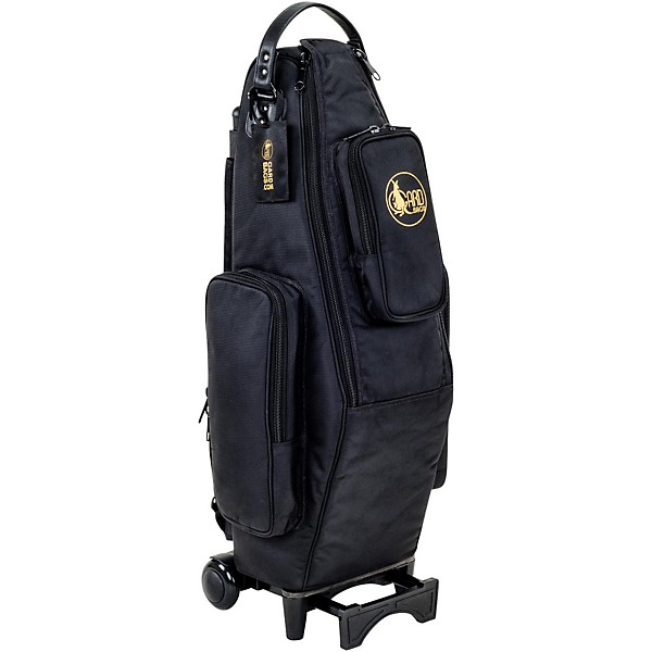 Open Box Gard Saxophone Wheelie Bag in Synthetic with Leather Trim Level 1 Fits Alto or Soprano