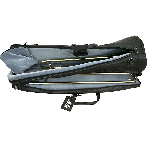 Gard Deluxe Leather Trombone Gig Bag Leather Trombone 8 in. Bell Backpack