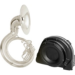 Conn 20K Series Brass BBb Sousaphone 20KSP Silver Instr... Conn 20K Series Brass BBb Sousaphone 20KSBW Satin Silver with Case