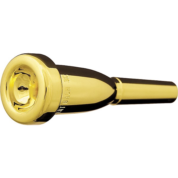 Bach Mega Tone Trumpet Mouthpieces in Gold 1E