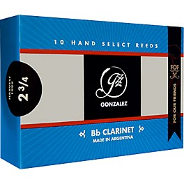 Gonzalez F.O.F Bb Clarinet Reeds Strength 3 Gonzalez F.O.F Bb Clarinet Reeds Strength 5