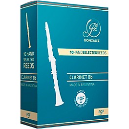 Gonzalez F.O.F Bb Clarinet Reeds Strength 3 Gonzalez F.O.F Bb Clarinet Reeds Strength 4