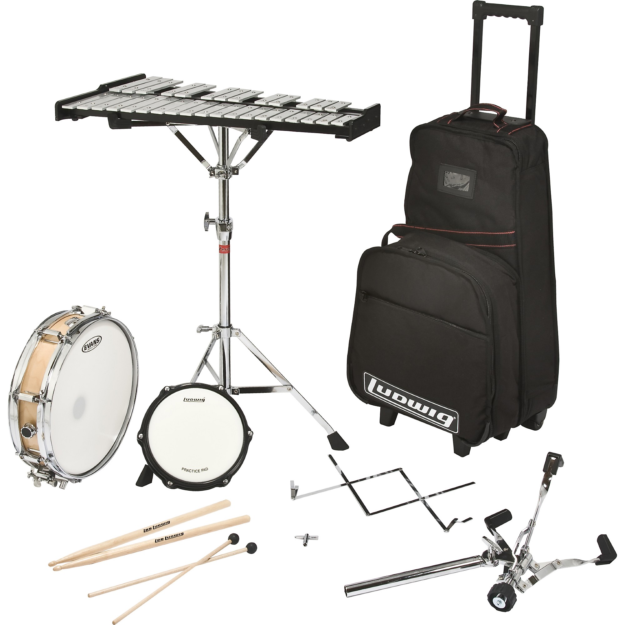 Ludwig LE2482R Percussion Learning Center Combo Kit | Guitar