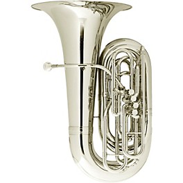 King 2341W Series 4-Valve 4/4 BBb Tuba 2341WS Silver With Case