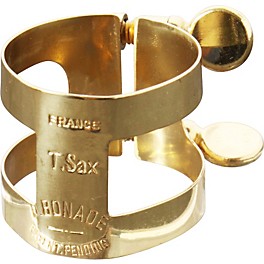 Bonade Tenor Saxophone Ligatures and Caps Nic... Bonade Tenor Saxophone Ligatures and Caps Lacquer - Inverted - Ligature Only