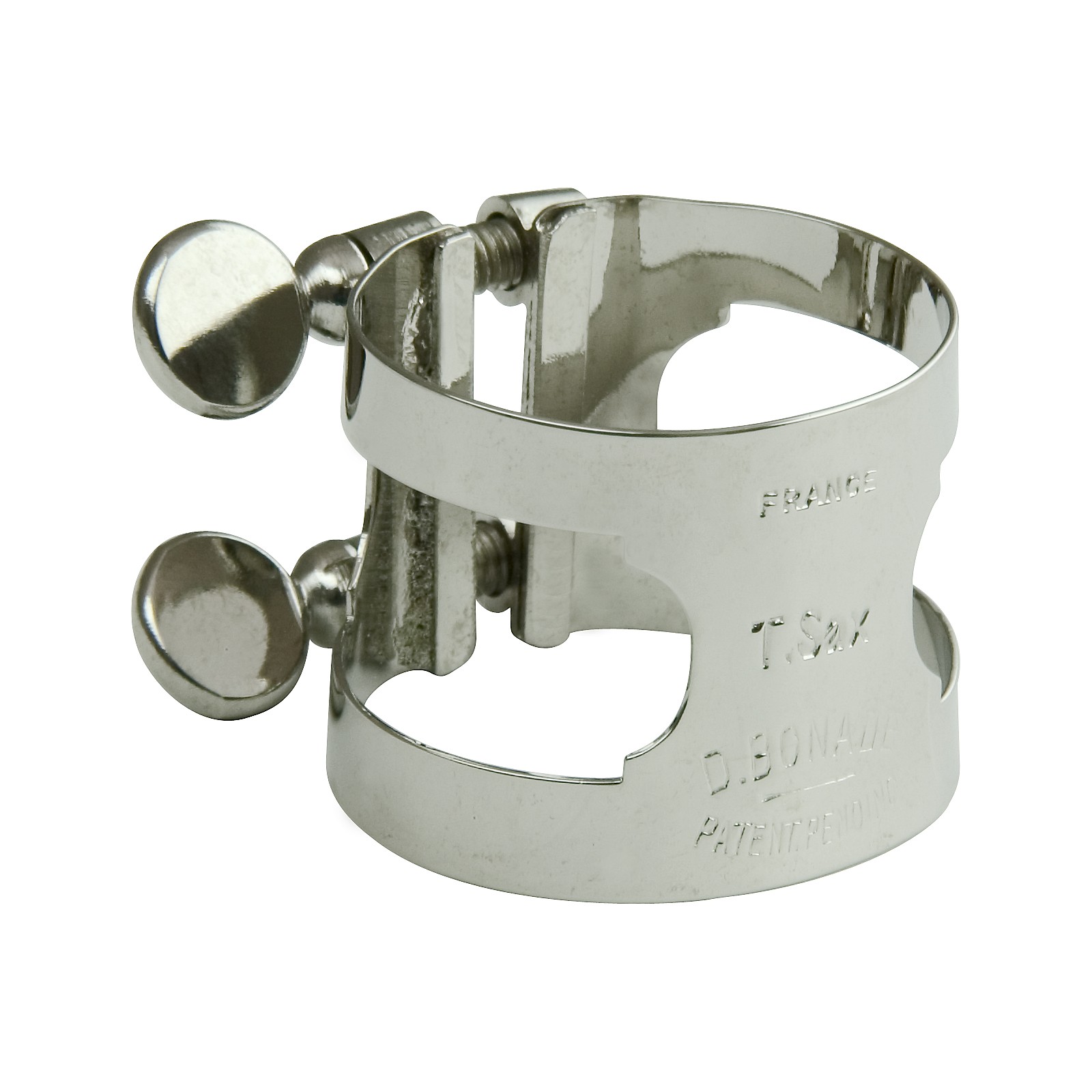 Bonade Tenor Saxophone Ligatures and Caps Lacquer Regular Ligature