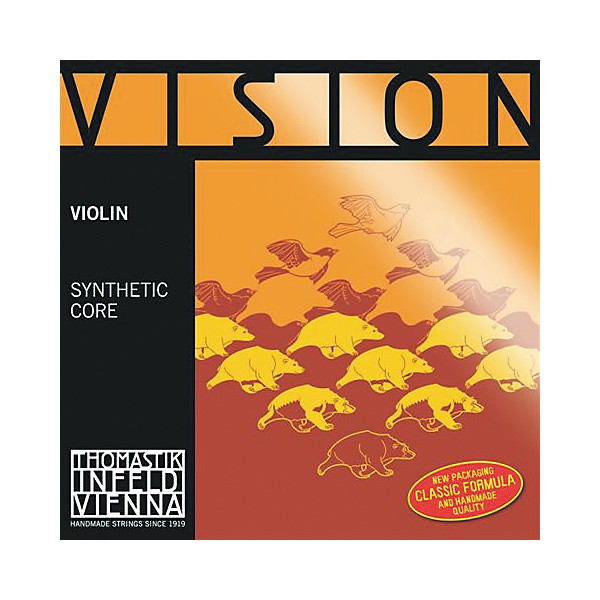 Thomastik Vision Titanium Orchestra Violin Strings E, Titanium 4/4 Size