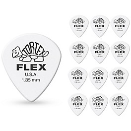 Dunlop 468 Tortex Flex Jazz III Picks 1.35 mm 12 Pack