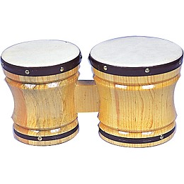 Open Box Rhythm Band Bongos Level 1 Deluxe 6 1/2 in.H X7 in. and 8 in. Dia.