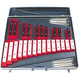 Rhythm Band 20 Note Chromatic Wooden Resonator Bell Set