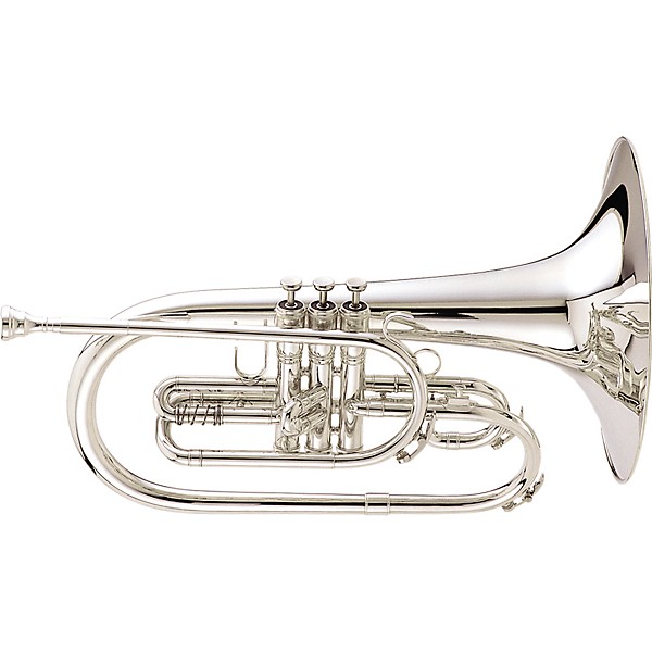 King 1121 Ultimate Series Marching F Mellophone 1121SP Silver