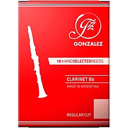 Gonzalez Regular Cut Bb Clarinet Reeds Strength 3