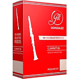 Gonzalez Regular Cut Bb Clarinet Reeds Strength 4.5