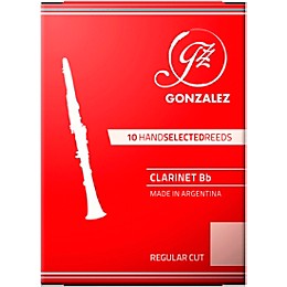 Gonzalez Regular Cut Bb Clarinet Reeds Strength 3.5