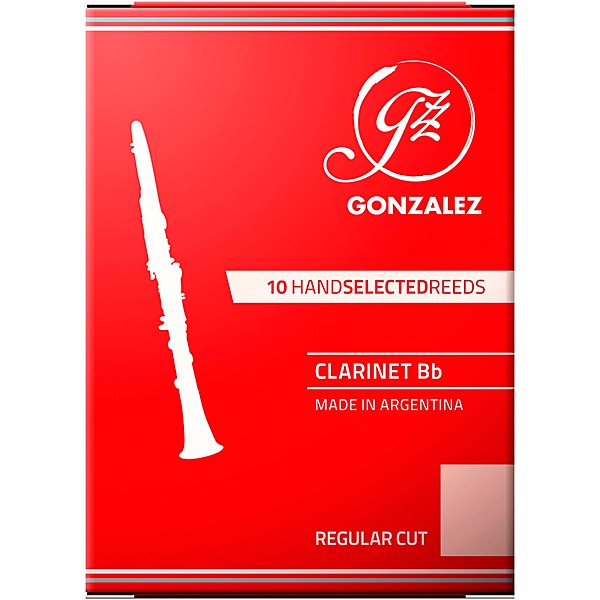 Gonzalez Regular Cut Bb Clarinet Reeds Strength 2.5