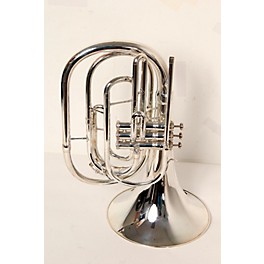 null King 1122 Ultimate Series Marching Bb French Horn Level 3 1122SP Silver 888365352022