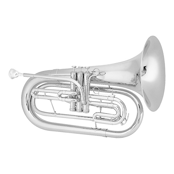 King 1124 Ultimate Series Marching Bb Baritone 1124SP Silver