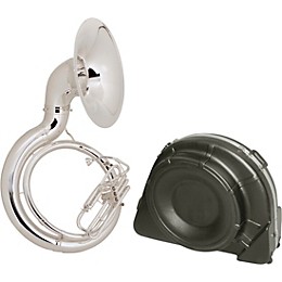 King 2350 Series Brass BBb Sousaphone 2350WSP Silver With Case