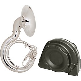 King 2350 Series Brass BBb Sousaphone 2350WSP Silver With Case King 2350 Series Brass BBb Sousaphone 2350WSP Silver With Case