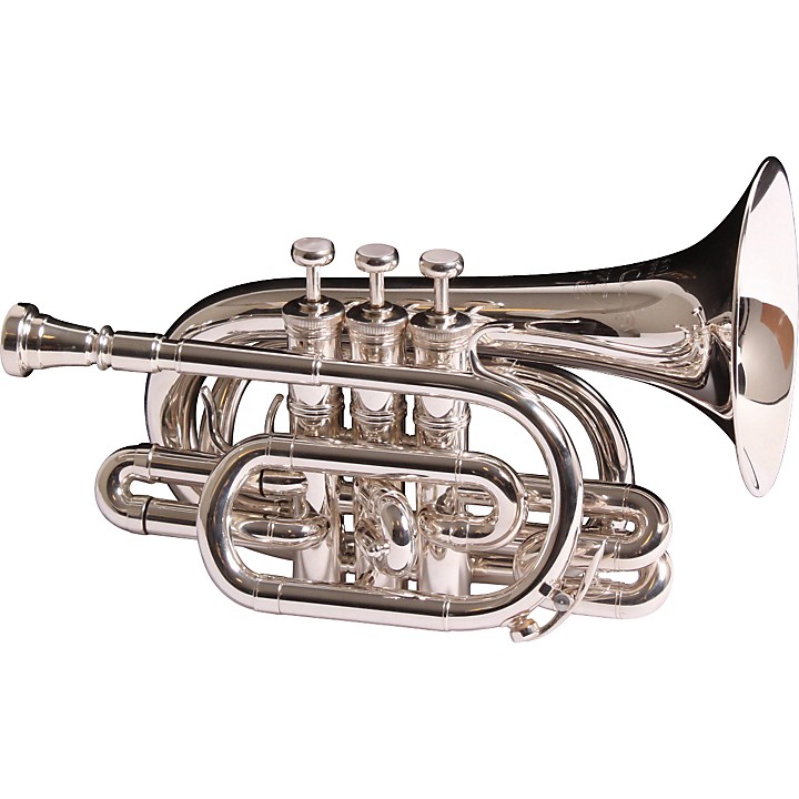 Benge pocket trumpet ML Silver plate Resno Tempered Bell