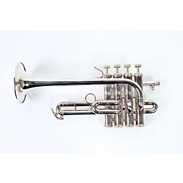 Blemished Bach VBS196 Vincent Bach Series Bb / A Piccolo Trumpet Level 2 VBS196 Silver 888365384955